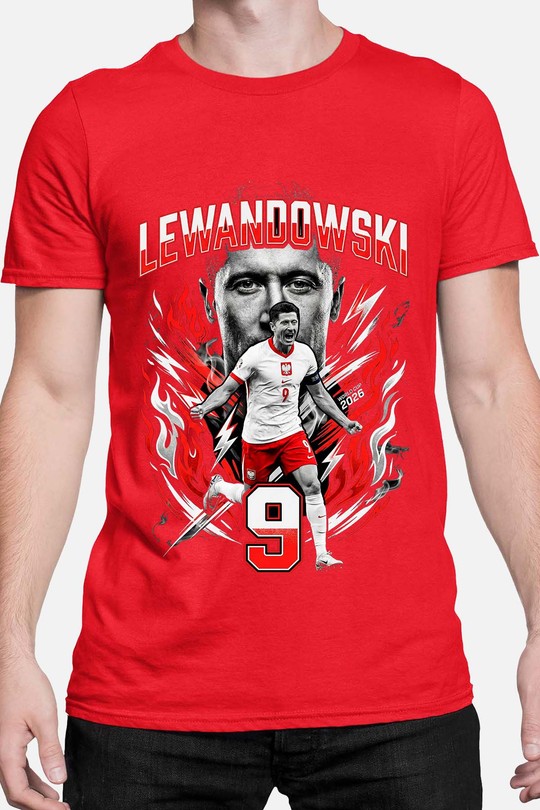 Lewandowski BOOTLEG2 - Tshirt Homme-ROUGE