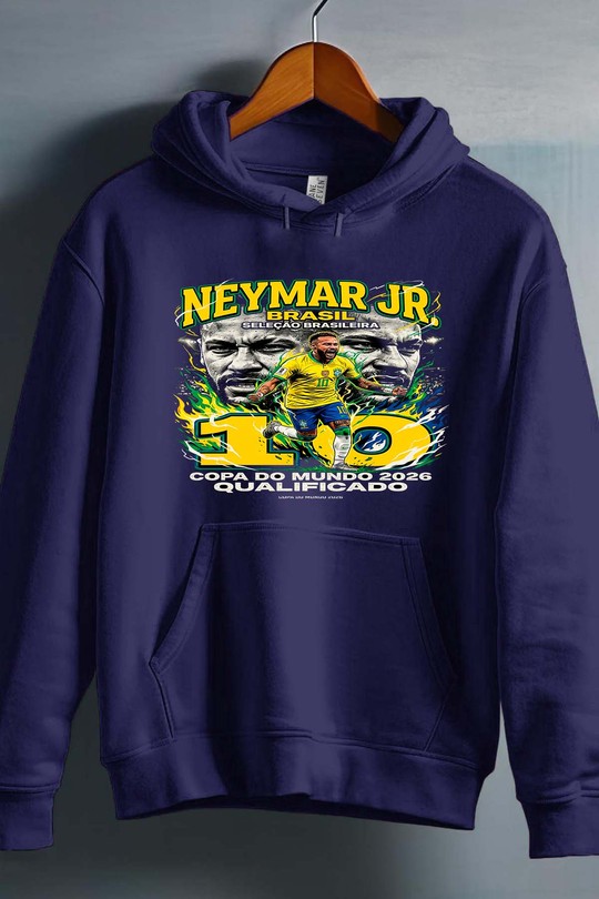 Neymar BOOTLEG1 - Sweat capuche Homme-MARINE
