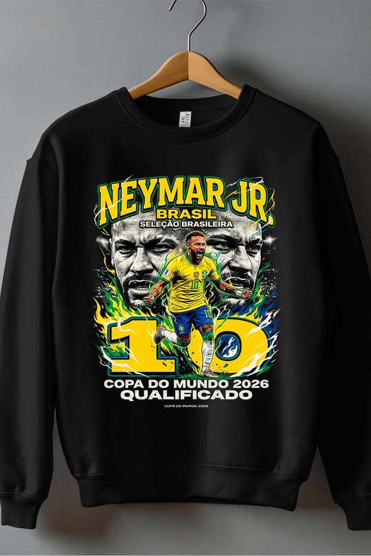 Neymar BOOTLEG1 - Sweat Col Rond Homme-NOIR