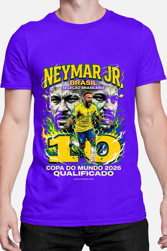 Neymar BOOTLEG1 - Tshirt Homme-BLEU ROI