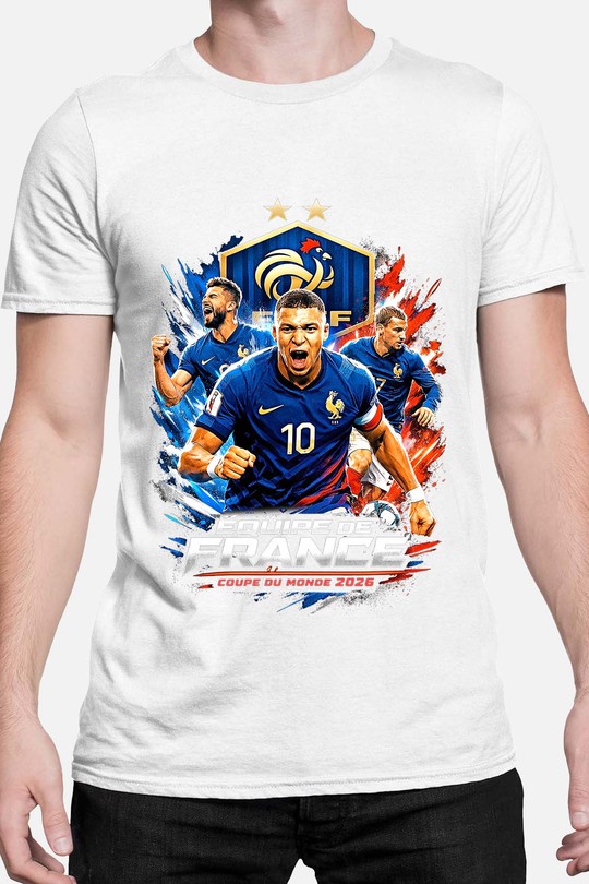 Bootleg France 2 Raw - Tshirt Homme-BLANC