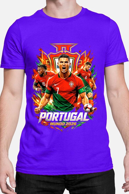 Bootleg Portugal 1 Raw - Tshirt Homme-BLEU ROI