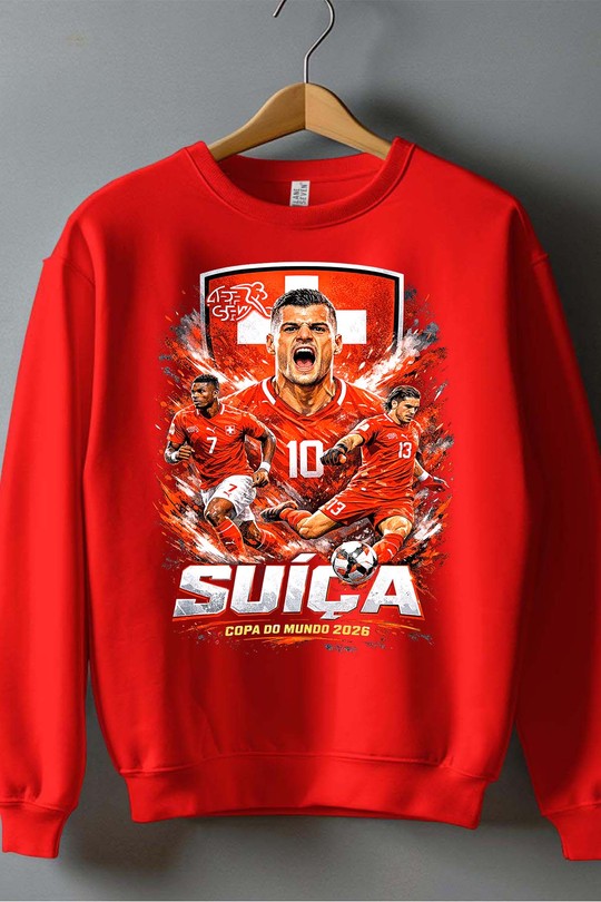 Bootleg Suica 1 Raw - Sweat Col Rond Garçon-ROUGE