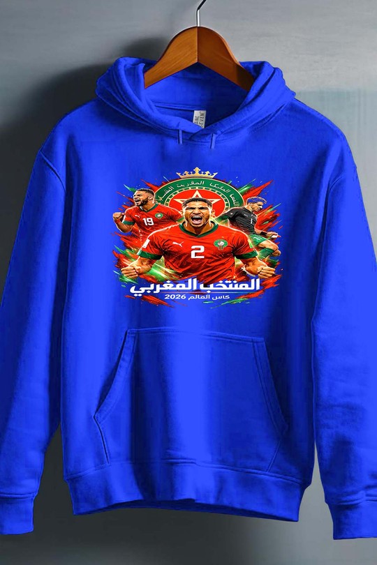Bootleg Maroc 1 Raw - Sweat capuche Homme-BLEU ROI