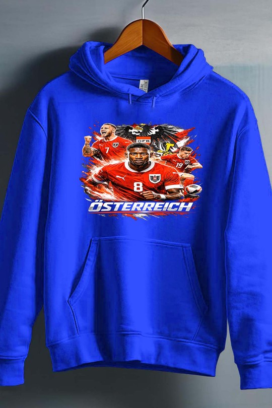 Bootleg Osterreich 1 Raw - Sweat capuche Homme-BLEU ROI