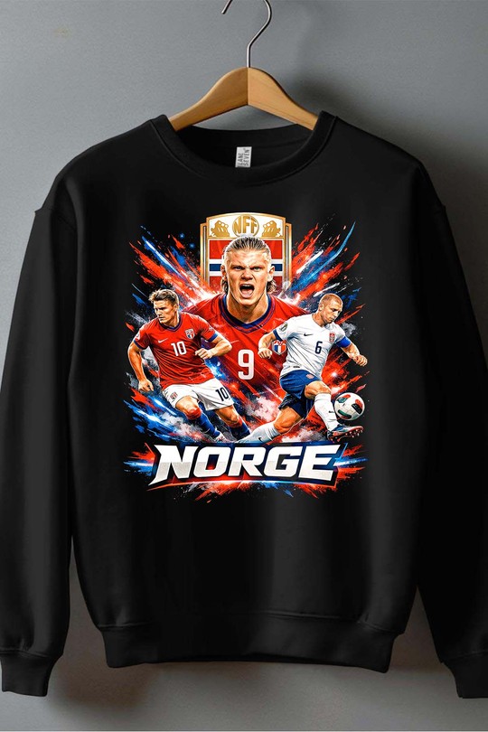 Bootleg Norge 1 Raw - Sweat Col Rond Homme-NOIR