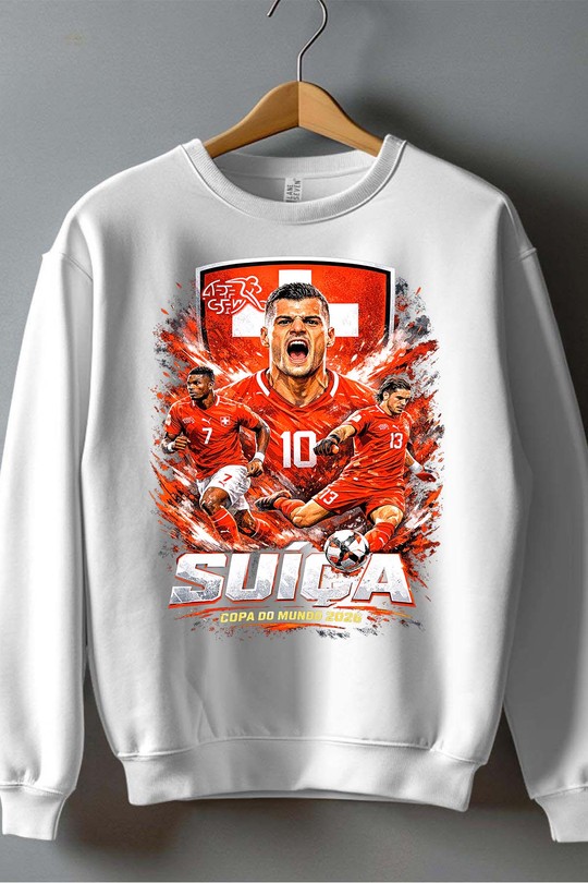 Bootleg Suica 1 Raw - Sweat Col Rond Homme-BLANC