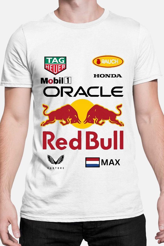 Oracle bullRed - Tshirt Homme-BLANC