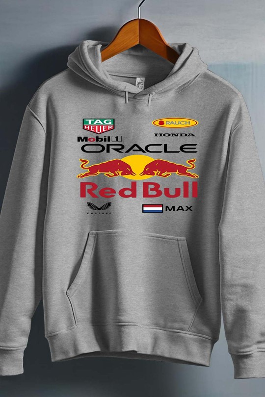 Oracle bullRed - Sweat capuche Homme-GRIS
