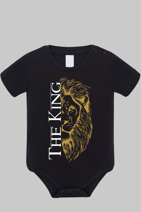THE king - Body bébé-NOIR