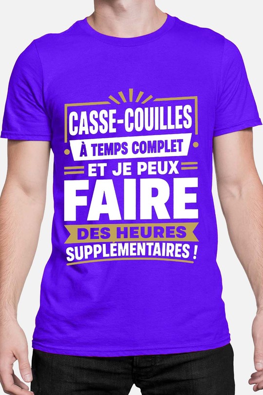 casse hrs supp - Tshirt Homme-BLEU ROI
