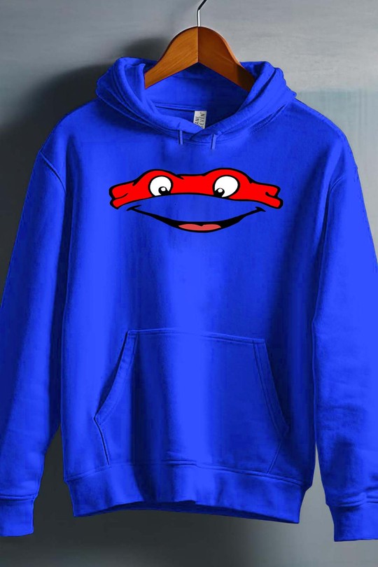 ninja turtles rouge - Sweat capuche Homme-BLEU ROI