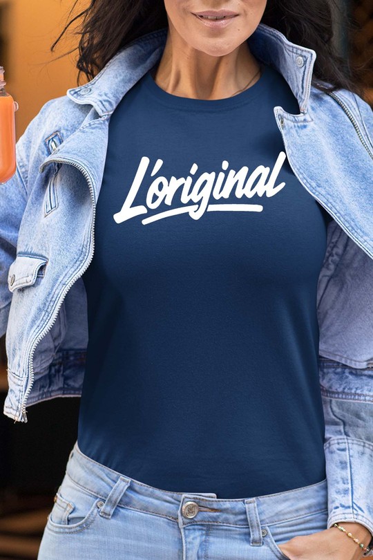 The Original - Tshirt Femme-MARINE