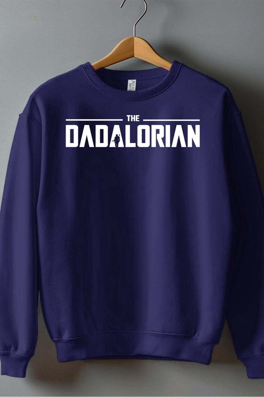 Dadalorian Style - Sweat Col Rond Homme-MARINE