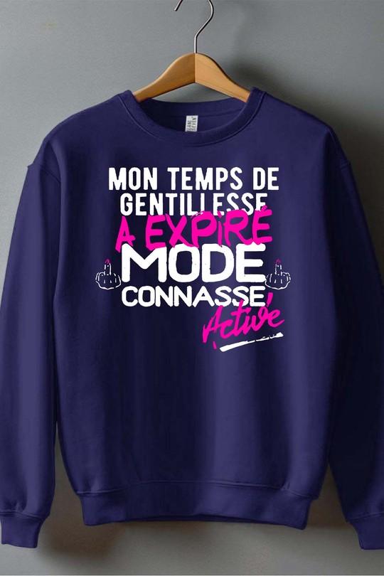 Gentillesse Terminée - Sweat Col Rond Homme-MARINE