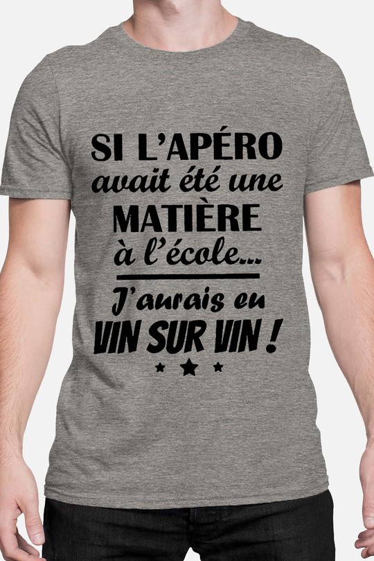 Passion Apéro - Tshirt Homme-GRIS