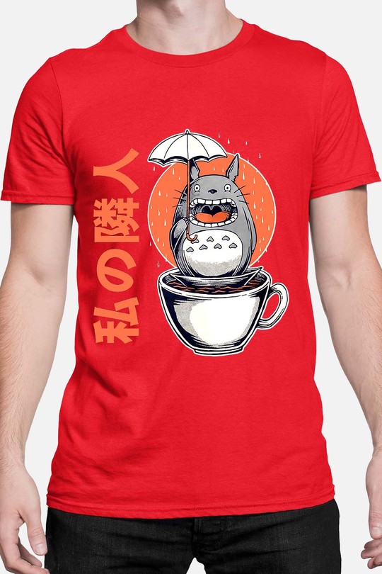 Esprit du Café - Tshirt Homme-ROUGE
