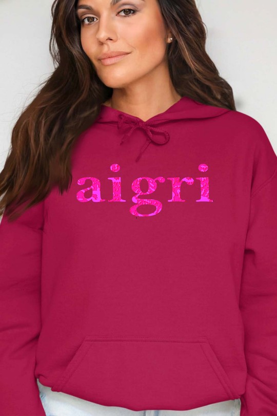 aigri kam - Sweat Capuche Femme-BORDEAUX