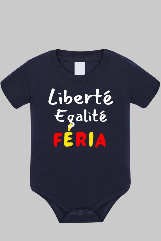 liberte egality feria - Body bébé-MARINE