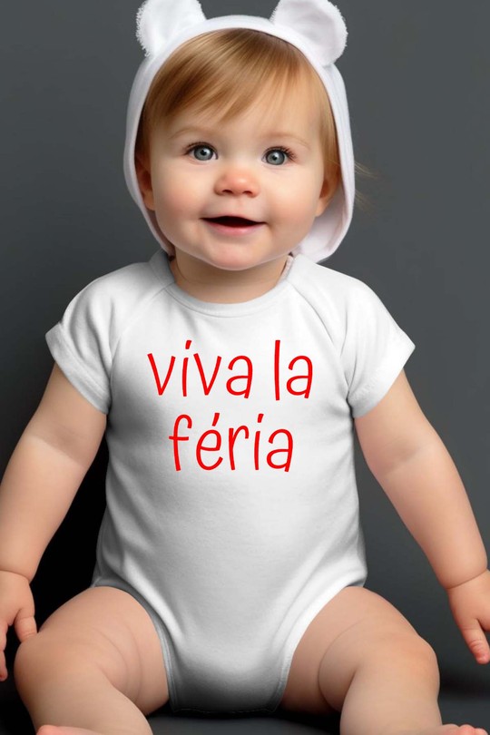 viva la feria - Body bébé-BLANC