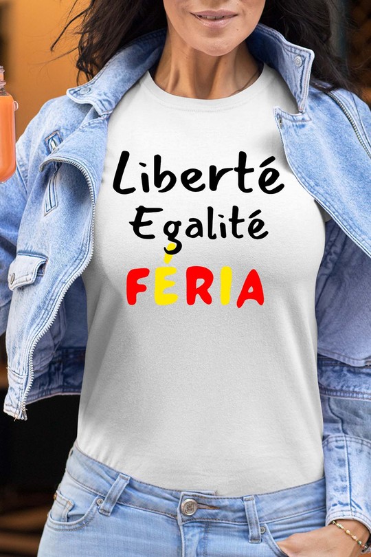 liberte egality feria - Tshirt Femme-BLANC