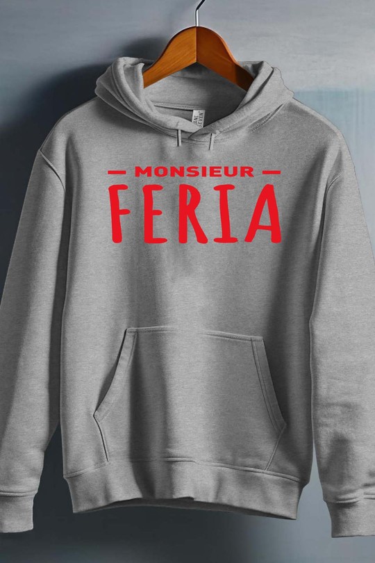 monsieur feria - Sweat capuche Homme-GRIS