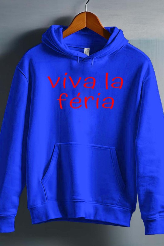 viva la feria - Sweat capuche Homme-BLEU ROI