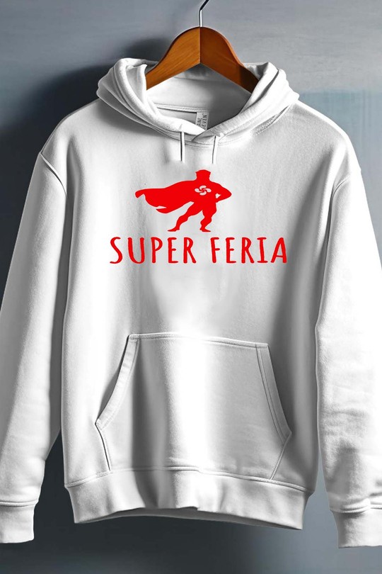 superhero feria - Sweat capuche Homme-BLANC