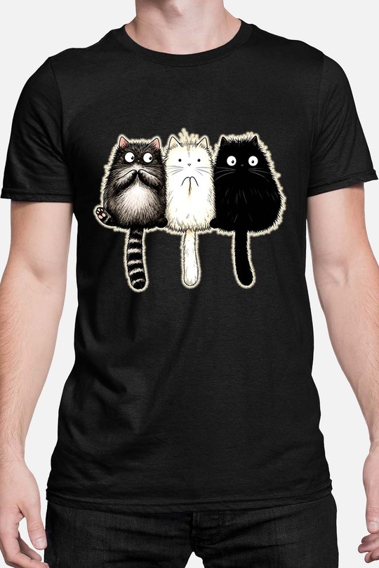 CAT GWB - Tshirt Homme-NOIR
