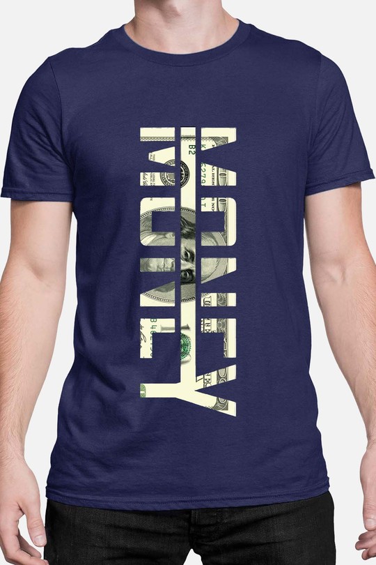 money 100 usd - Tshirt Homme-MARINE