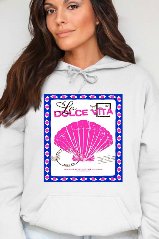 Dolce vita JB - Sweat Capuche Femme-BLANC
