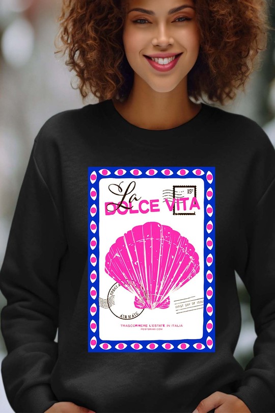 Dolce vita JB - Sweat Col Rond Femme-NOIR