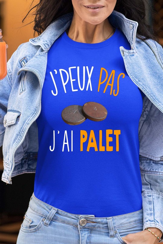j ai palet - Tshirt Femme-BLEU ROI