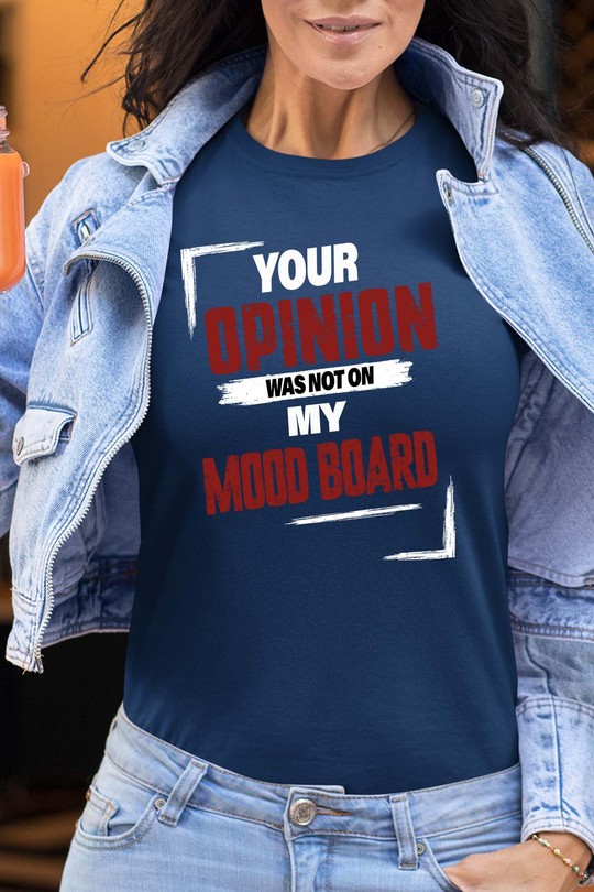 my mood - Tshirt Femme-MARINE