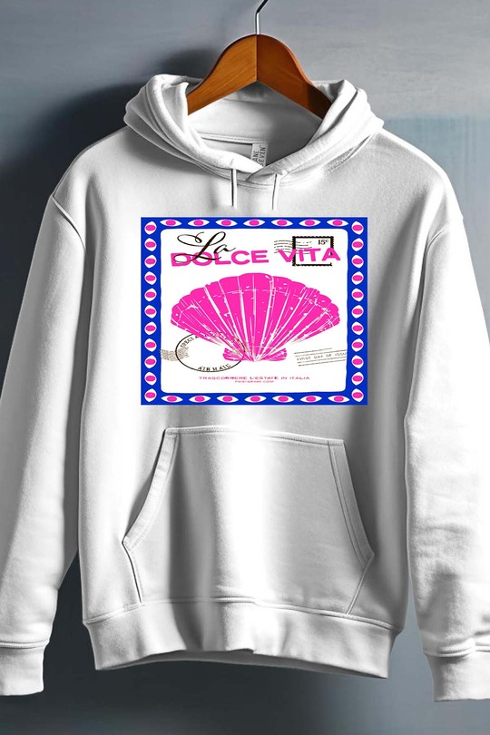 Dolce vita JB - Sweat capuche Homme-BLANC