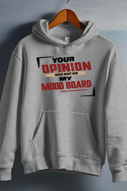 my mood - Sweat capuche Homme-GRIS