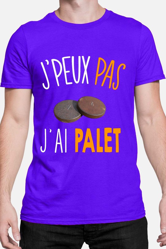j ai palet - Tshirt Homme-BLEU ROI