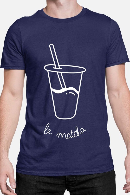 le matcha - Tshirt Homme-MARINE