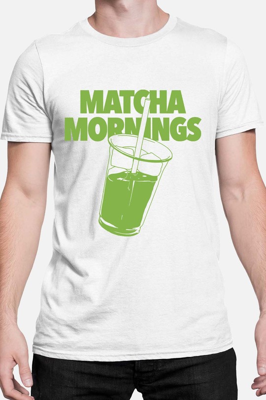 matcha morinng - Tshirt Homme-BLANC