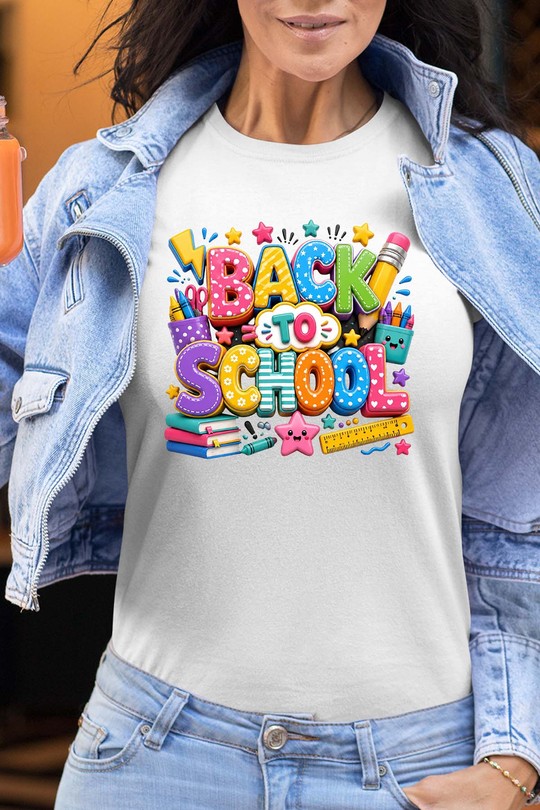 BACK to school art - Tshirt Femme-BLANC