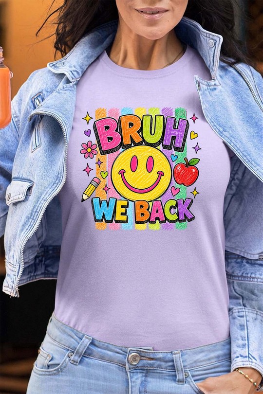BRUH we back - Tshirt Femme - FC-VIOLET