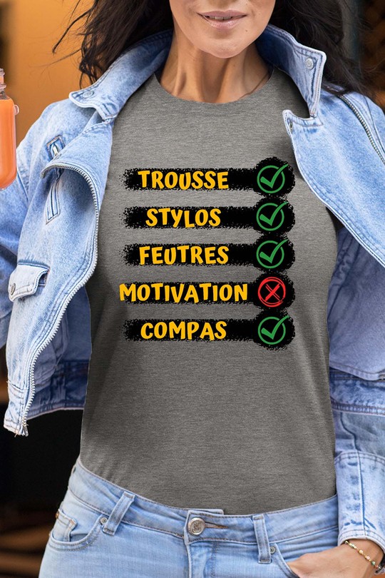 check tools - Tshirt Femme-GRIS