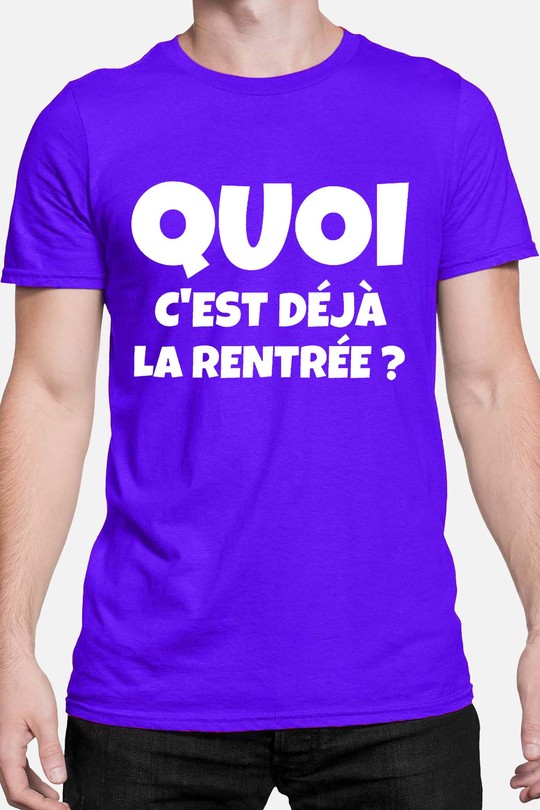 cest deja la rentree - Tshirt Homme-BLEU ROI