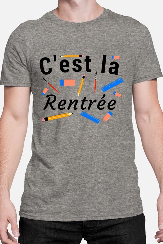 la rentree tools - Tshirt Homme-GRIS