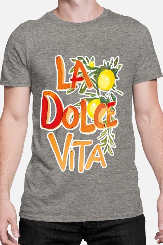Dolce vita Lemon - Tshirt Homme-GRIS
