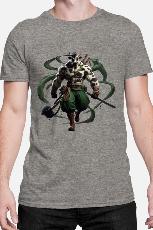 Mutant  vache - Tshirt Homme-GRIS