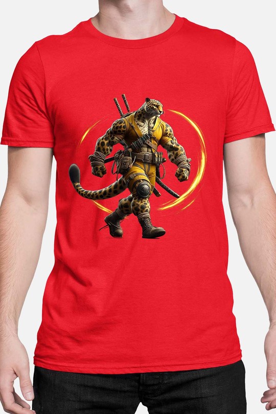 Mutant panther - Tshirt Homme-ROUGE