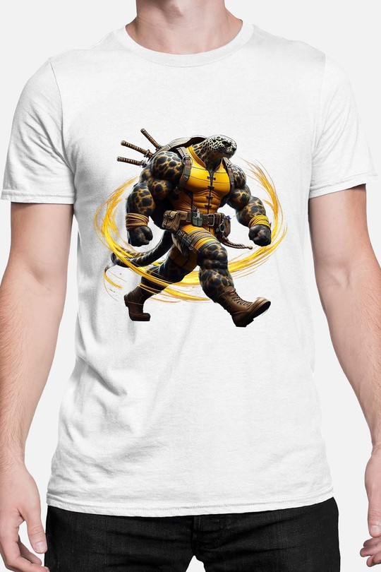 Mutant Tortue - Tshirt Homme-BLANC