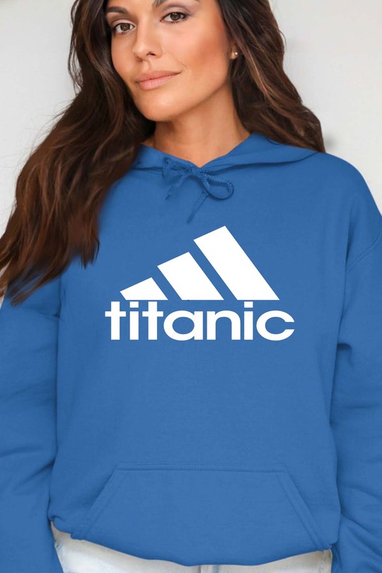 titanic adid - Sweat Capuche Femme-BLEU ROI