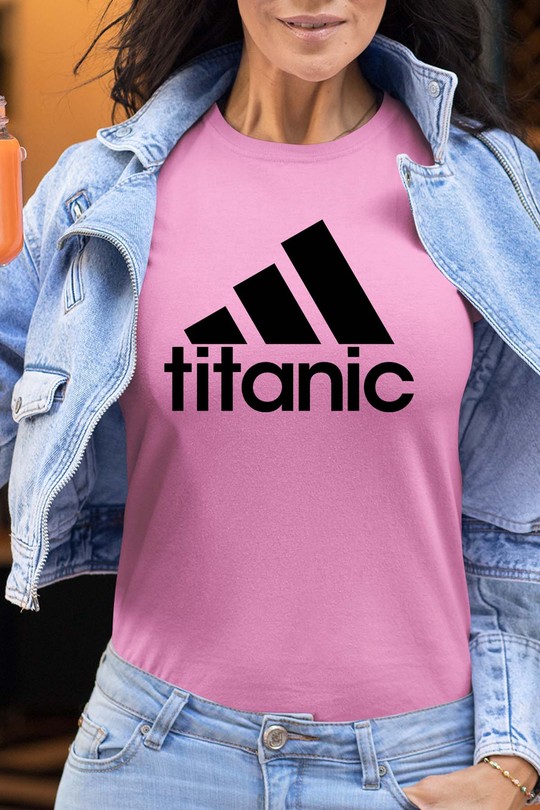 titanic adid - Tshirt Femme-ROSE